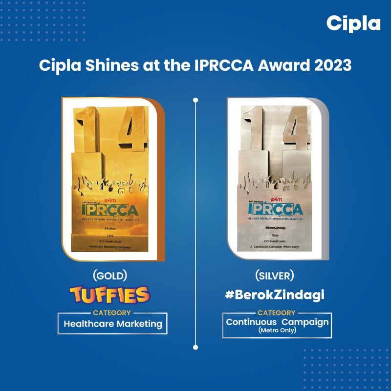 Cipla Shines at the IPRCCA Awards 2023.